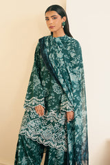Cross Stitch | Embroidered Lawn Mahiri 24 | GRACE GREEN