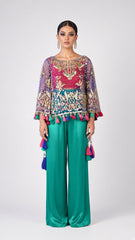 Shahab Tassadaq | Festive Party Wear | Emerald Green