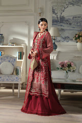 Maryam Hussain | Meer Embroidered Chiffon | Sahil Meer-05