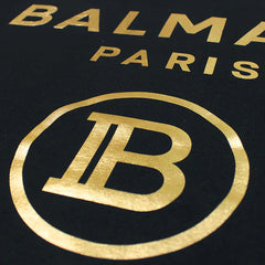 Balmain G Black T-Shirt For Men