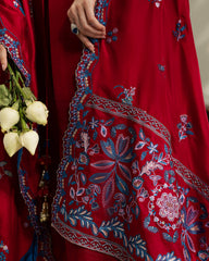 Sadaf Fawad Khan | Eva Luxury Pret 26 | Whip Red