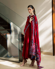 Sadaf Fawad Khan | Eva Luxury Pret 26 | Whip Red