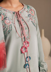 Maria Osama Khan | Noir Bliss Luxury Formals | Ash Mist