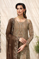 Ramsha | Chevron Chiffon Collection |A-904