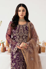 Ramsha | Minhal Organza Collection | M-1109