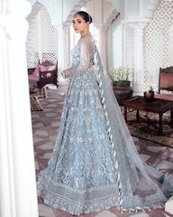 Gulaal | Wedding Formals | Mehnaaz Embroidered Net 3-Piece Suit WS-13