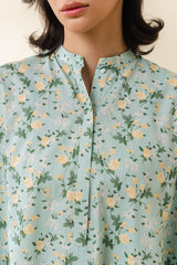 Cross Stitch | Daily Wear | AQUA MINT
