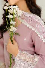Farasha | Thread Lines Embroidered | Hazel Drape