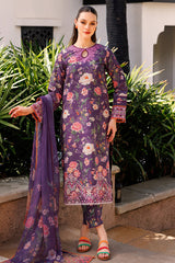 Farasha | Printed Essentials | Majestic Purple