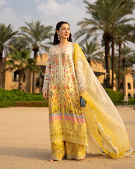 Aya Luxury Lawn Arta - Faiza Saqlain 3-Piece