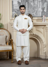 Boski Kurta Shalwar with waistcoat