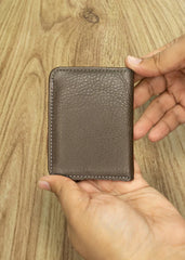 Bookee - Minimalist Cardholder Wallet - Dark Brown