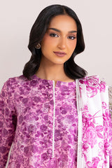 Cross Stitch | Daily Wear | PINK WAVE