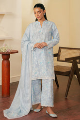 Cross Stitch | Embroidered Lawn Mahiri 24 | BALLARD BLUE