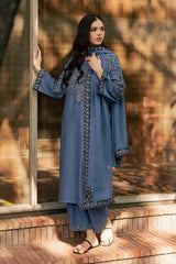 Batik | SOZNI 3PC EMBROIDERED | KARANDI PRET