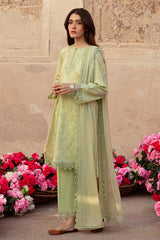 Cross Stitch | Premium Lawn 24 | MISTED GREEN