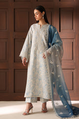Baroque | Formals Collection | EMBROIDERED COTTON NET UF-4485