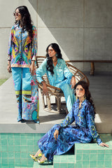 Wardha Saleem | Luxury Pret Fusion Wear | FLORA (2PC)