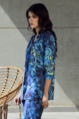 Wardha Saleem | Luxury Pret Fusion Wear | FLORA (2PC)
