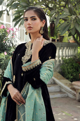 Sana Abbas | Velvet Formals | BLACK JADE