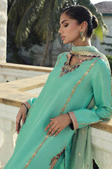 Sana Abbas | Velvet Formals | AQUAMARINE