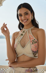 Threads and Motifs | Formal Outfits | Blouse With Printed Lehenga