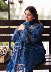 Sardinia | Embroidered Lawn Edit 26 | Terrace Blue