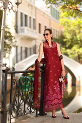Noor by Saadia Asad | Eid Luxe Printkhaas 26 | D1 - A - Ruby