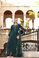 Noor by Saadia Asad | Eid Luxe Printkhaas 26 | D5 - A - Teal Grove