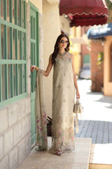 Noor by Saadia Asad | Luxe Chikankari 26 | D6 - A - Soft grey