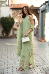 Noor by Saadia Asad | Luxe Chikankari 26 | D3 - A - Pistachio