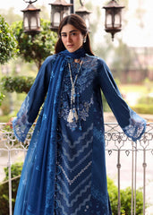 Sardinia | Embroidered Lawn Edit 26 | Terrace Blue