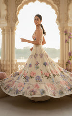 Threads and Motifs | Formal Outfits | Blouse With Printed Lehenga
