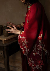Crimson | MITTI WINTER PRET 25 | Nina Nakhray | Zayan Clothing UK