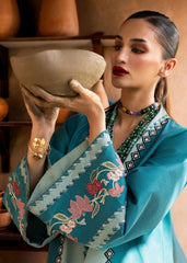 Crimson | MITTI WINTER PRET 25 | Rani Vogue(Turquoise) | Zayan Clothing UK