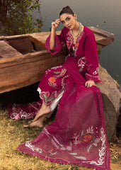 Crimson | Tasawar 25 | MIRROR GARDEN - D3A | Zayan Clothing UK