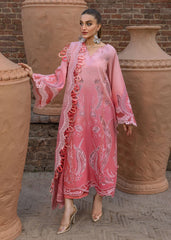 Crimson | Tasawar 25 | ALL THINGS OMBRE - D1B | Zayan Clothing UK