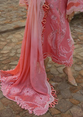 Crimson | Tasawar 25 | ALL THINGS OMBRE - D1B | Zayan Clothing UK