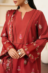 Cross Stitch | Embroidered Lawn Mahiri 24 | SYLVAN RED