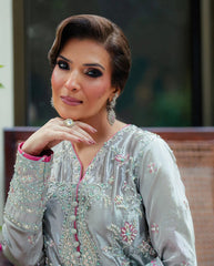 Mushq | Sunehri Lama Silk | Resham | Zayan Clothing UK
