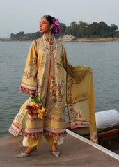 Ochre - Hussain Rehar Luxury Lawn 26 Eid Edit