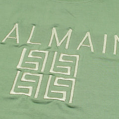 B.L.M.N Green Embroidered Premium T-Shirt For Men