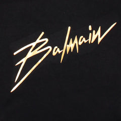 Balmain Black Golden S Hoodie For Men