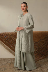 Cross Stitch | Chikankari Lawn 24 | SEA MIST