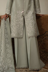 Cross Stitch | Chikankari Lawn 24 | SEA MIST