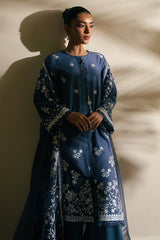 Cross Stitch | Embroidered Lawn Mahiri 24 | CRYSTAL FLORA
