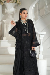 Maryam Hussain | Meer Embroidered Chiffon | Andaz Meer-01