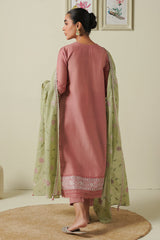 Cross Stitch | Mahiri Embroidered Lawn 24 | SOFT SAGE