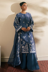 Cross Stitch | Embroidered Lawn Mahiri 24 | CRYSTAL FLORA