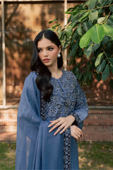 Batik | SOZNI 3PC EMBROIDERED | KARANDI PRET